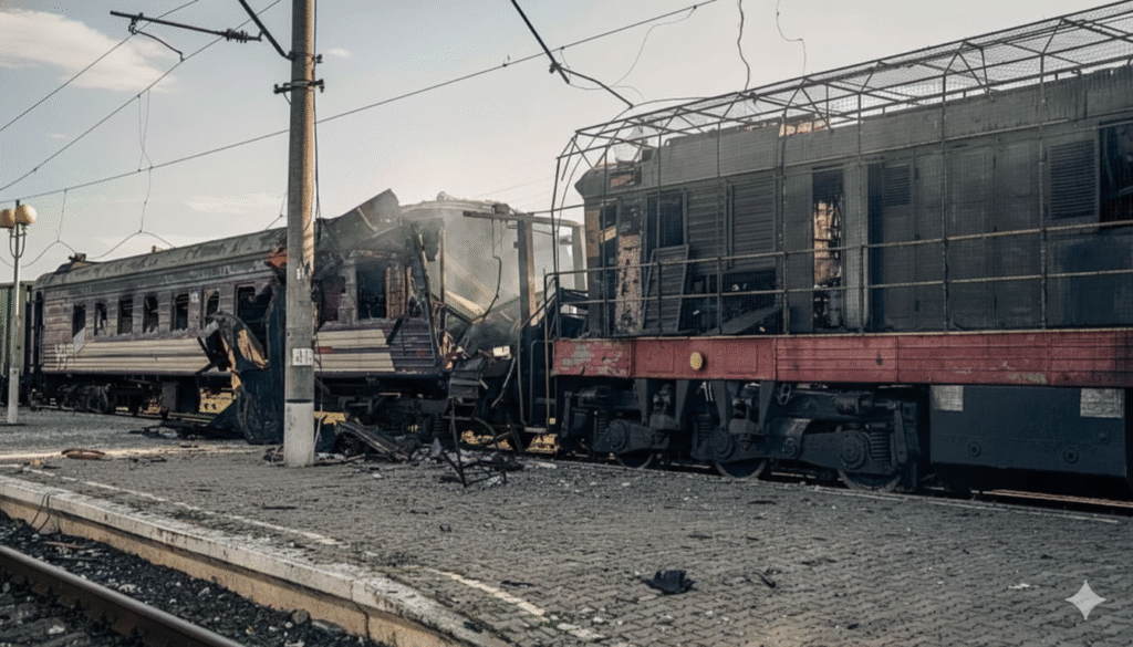 ਰੂਸ ਨੇ ਯੂਕਰੇਨ ਦੇ ਰੇਲਵੇ 'ਤੇ ਹਮਲੇ ਤਿੰਨ ਗੁਣਾ ਕਿਉਂ ਵਧਾ ਦਿੱਤੇ, ਜਿਸ ਨਾਲ ਇਸ ਸਾਲ ₹8,868 ਕਰੋੜ ਦਾ ਨੁਕਸਾਨ ਹੋਇਆ?