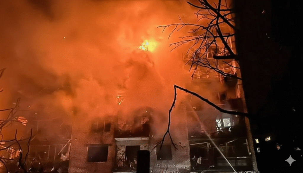 ਯੂਕਰੇਨ ਦੇ ਟੇਰਨੋਪਿਲ 'ਤੇ ਰੂਸੀ ਡਰੋਨ ਹਮਲੇ ਵਿੱਚ 6 ਬੱਚਿਆਂ ਸਮੇਤ 25 ਲੋਕਾਂ ਦੀ ਮੌਤ