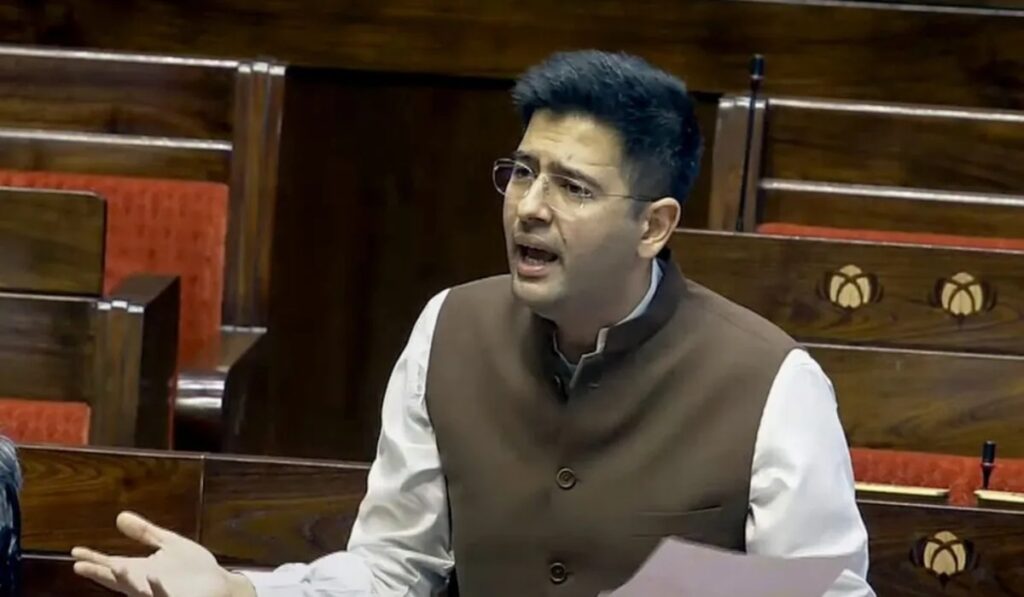 ਰਾਜ ਸਭਾ: '10 ਮਿੰਟ ਦੀ ਡਿਲੀਵਰੀ ਕਲਚਰ ਖਤਮ ਹੋਣੀ ਚਾਹੀਦੀ ਹੈ', ਰਾਘਵ ਚੱਢਾ ਨੇ ਕਿਹਾ - ਉਨ੍ਹਾਂ ਦੀ ਹਾਲਤ ਦਿਹਾੜੀਦਾਰ ਮਜ਼ਦੂਰਾਂ ਨਾਲੋਂ ਵੀ ਮਾੜੀ ਹੈ।