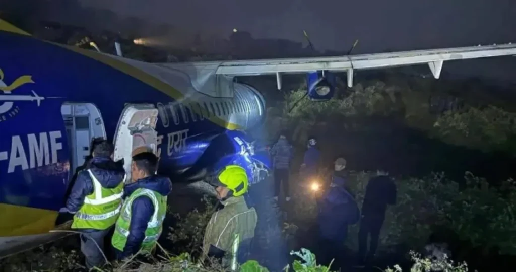 ਨੇਪਾਲ: ਭਦਰਪੁਰ ਹਵਾਈ ਅੱਡੇ 'ਤੇ ਜਹਾਜ਼ ਰਨਵੇਅ ਤੋਂ ਫਿਸਲਿਆ, 55 ਯਾਤਰੀਆਂ ਦੀ ਜਾਨ ਖ਼ਤਰੇ ਵਿੱਚ