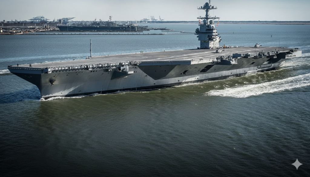 ਟਰੰਪ ਨੇ ਦੁਨੀਆ ਦਾ ਸਭ ਤੋਂ ਵੱਡਾ ਜੰਗੀ ਬੇੜਾ ਮੱਧ ਪੂਰਬ ਭੇਜਿਆ, ਕਿਉਂ ਮਹੱਤਵਪੂਰਨ ਹੈ ਇਹ ਤਾਇਨਾਤੀ?