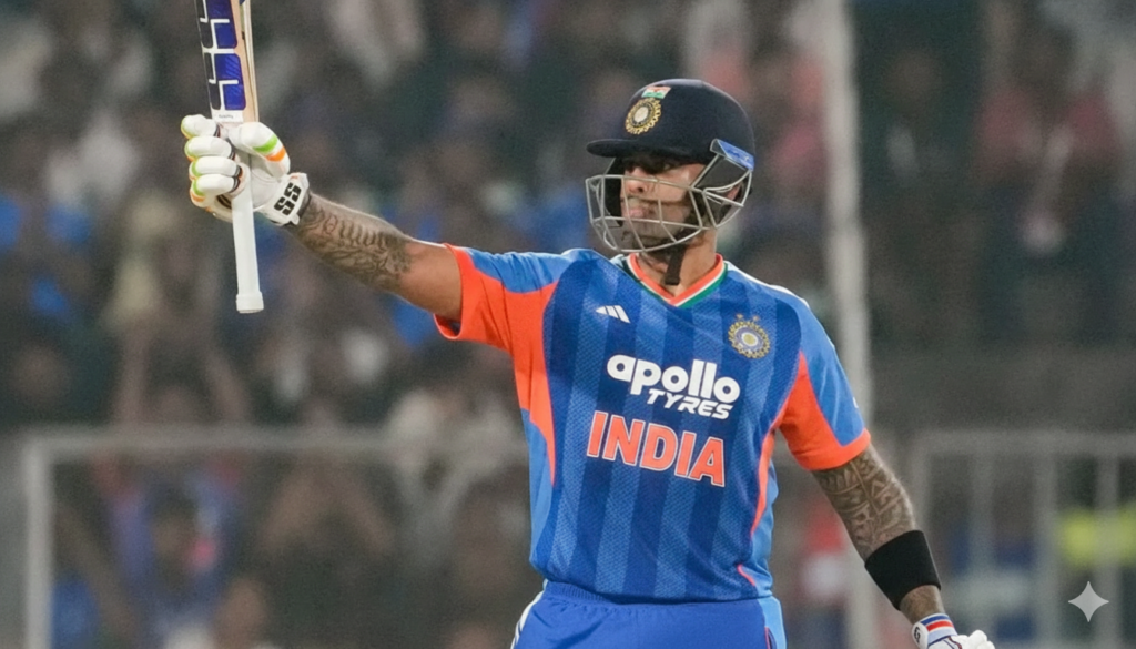 39 ਚੌਕੇ ਅਤੇ ਛੱਕੇ, 242 ਦੌੜਾਂ... ਸੂਰਿਆਕੁਮਾਰ ਯਾਦਵ ਨੇ ਤੋੜਿਆ ਵਿਰਾਟ ਕੋਹਲੀ ਦਾ ਵੱਡਾ ਰਿਕਾਰਡ।