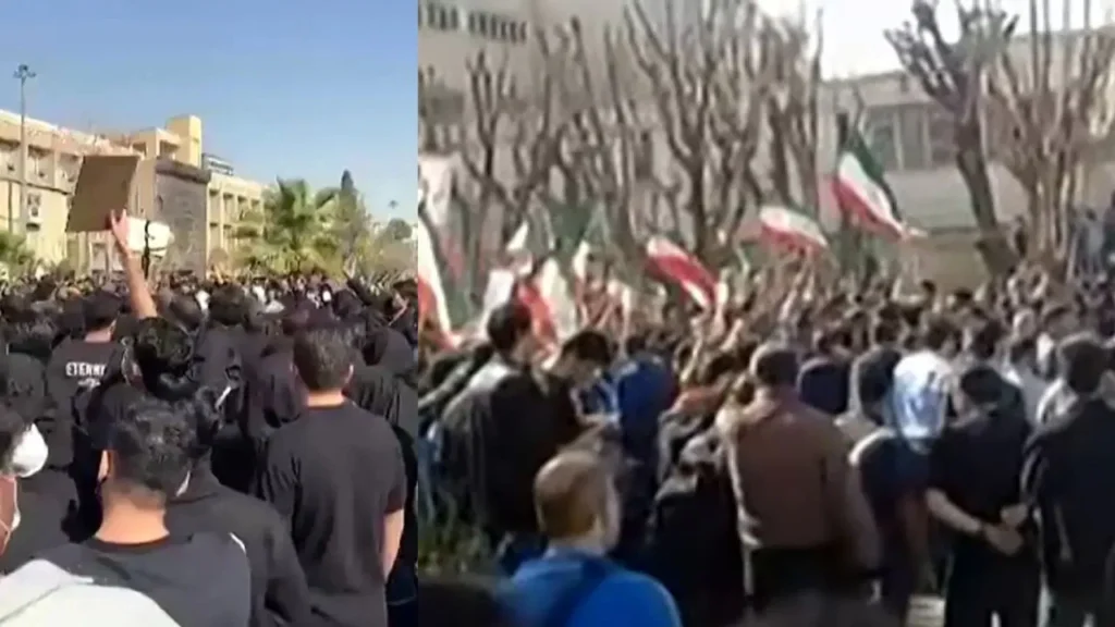 ਈਰਾਨ ਦੀਆਂ ਯੂਨੀਵਰਸਿਟੀਆਂ ਵਿੱਚ ਪ੍ਰਦਰਸ਼ਨ, ਤਹਿਰਾਨ ਤੋਂ ਮਸ਼ਹਦ ਤੱਕ ਗੂੰਜੇ 'ਤਾਨਾਸ਼ਾਹ ਮੁਰਦਾਬਾਦ' ਦੇ ਨਾਅਰੇ।