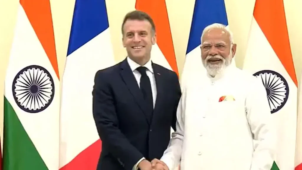 ਮੁੰਬਈ ਵਿੱਚ ਪ੍ਰਧਾਨ ਮੰਤਰੀ ਮੋਦੀ ਅਤੇ ਰਾਸ਼ਟਰਪਤੀ ਮੈਕਰੋਂ ਦੀ ਮੁਲਾਕਾਤ, 114 ਰਾਫੇਲ-ਹੈਮਰ ਮਿਜ਼ਾਈਲਾਂ ਖਰੀਦਣ ਨੂੰ ਮਨਜ਼ੂਰੀ